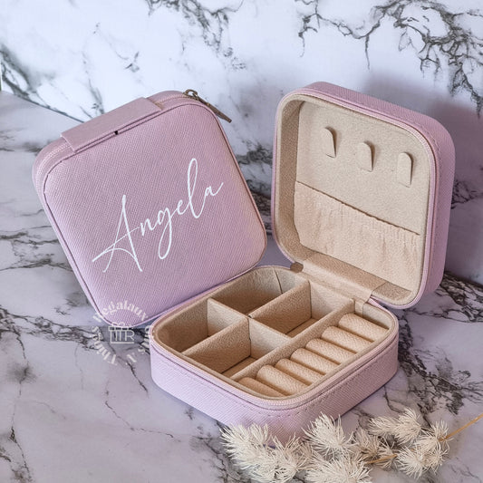 Personalised Mini Jewellery Box - Lilac