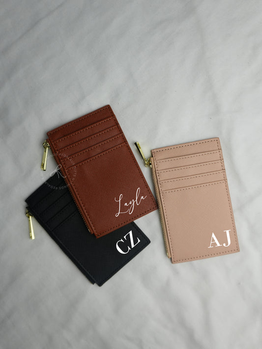 Personalised Zip Coin Purse | Sia