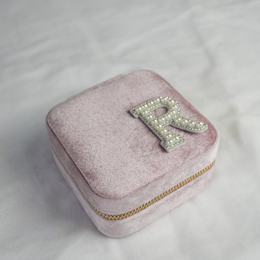 Personalised Velvet Jewelry Box - Pink