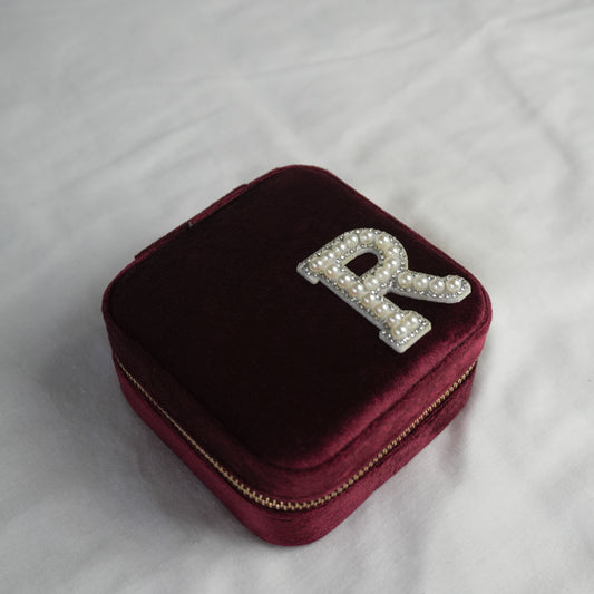 Personalised Velvet Jewelry Box - Red